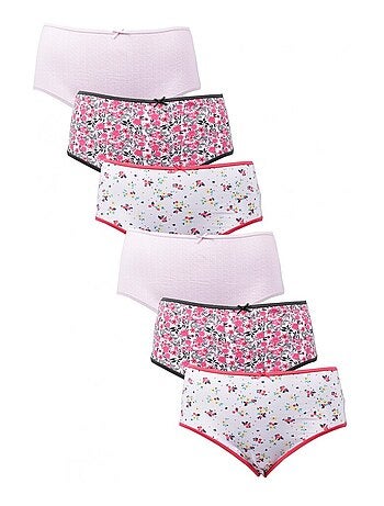 Bragas Mujer INFINITIF MAXI en Algodón - Pack de 6