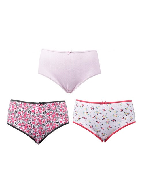 Bragas Mujer INFINITIF MAXI en Algodón - Pack de 6 - Kiabi