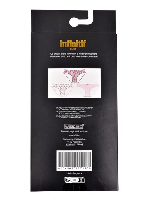 Bragas Mujer INFINITIF MAXI en Algodón - Pack de 6 - Kiabi
