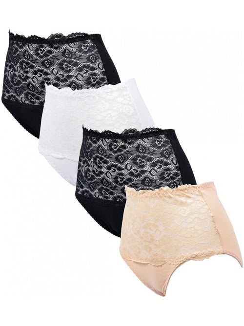 Bragas Mujer KINDY - Pack de 4 - Kiabi