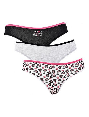 Bragas mujer TWINDAY - Pack de 3