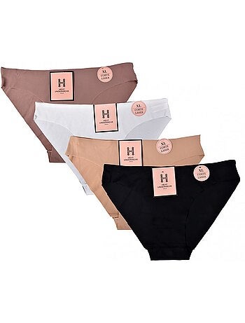 Bragas Mujer Ultra Confort Corte Láser - Pack de