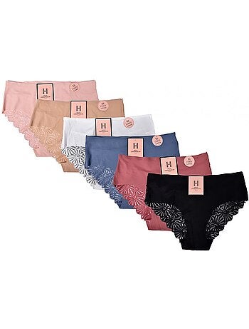 Bragas Mujer Ultra Confort Corte Láser - Pack de