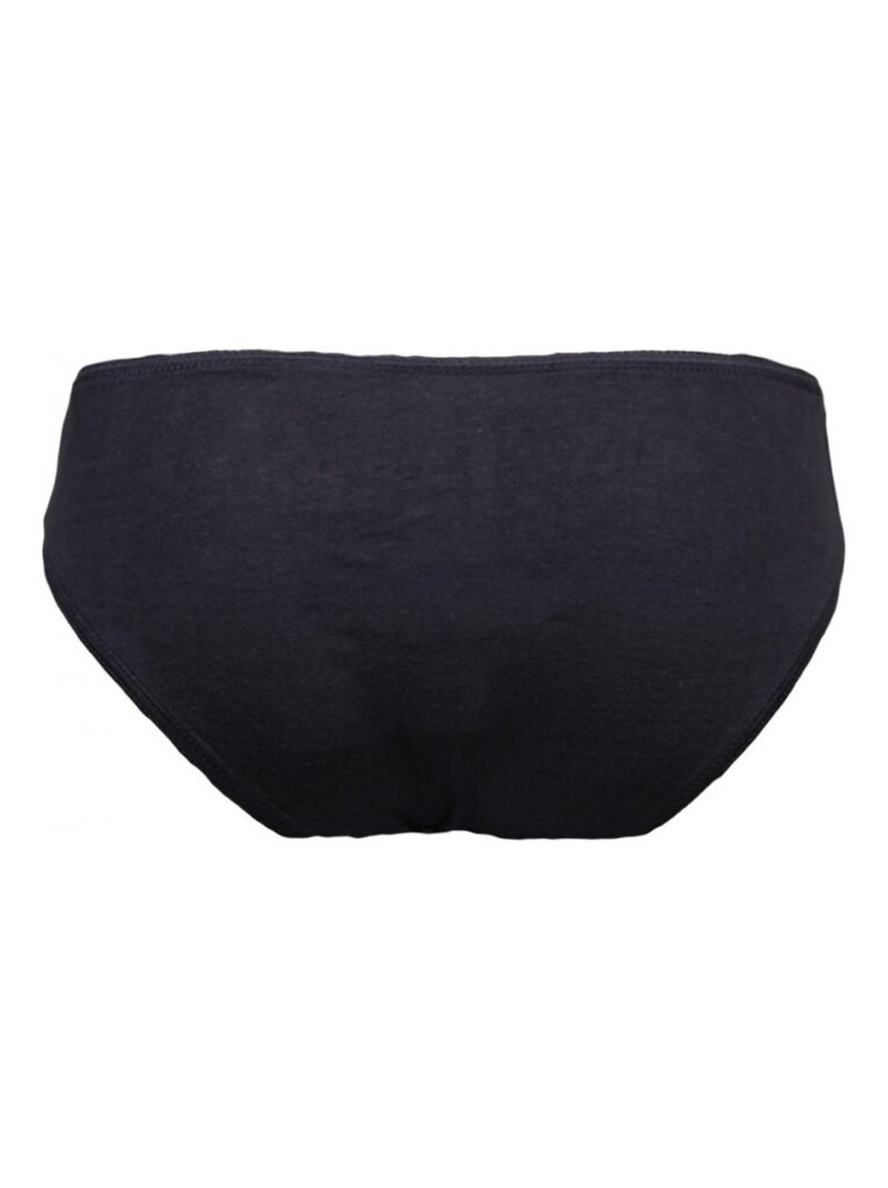 Bragas niña pack de 6 Blanco Azul marino Blanco - Kiabi