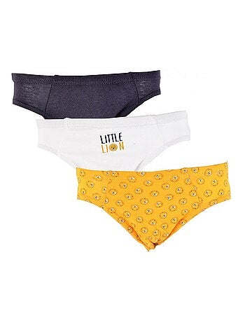 Bragas Niña TWINDAY de algodón - Pack de 3