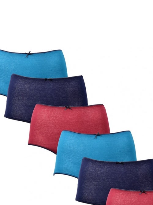Bragas para mujer MAXI TWINDAY fantasía - Pack de 6 - Kiabi