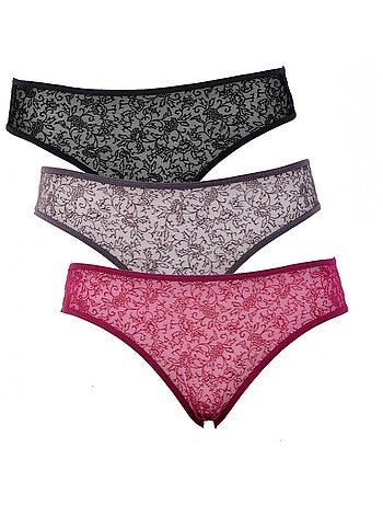 Bragas para mujer TWINDAY - Pack de 6