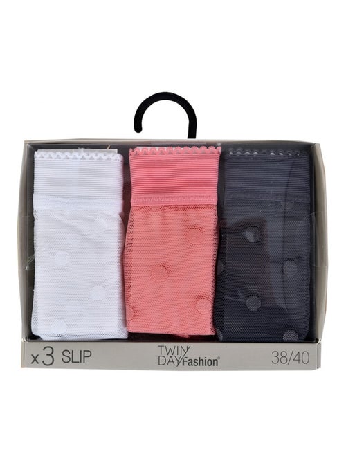 Bragas para mujer TWINDAY - Pack de 6 - Kiabi