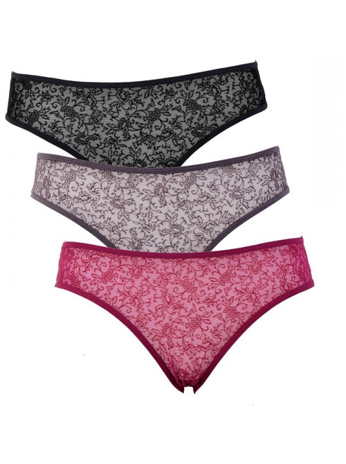 Bragas para mujer TWINDAY - Pack de 6 - Kiabi