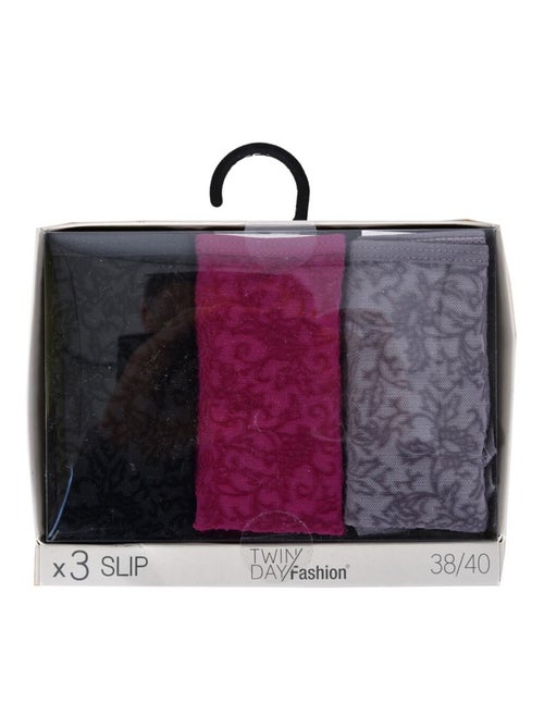 Bragas para mujer TWINDAY - Pack de 6 - Kiabi