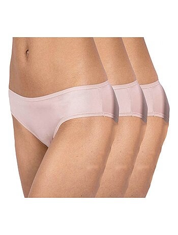 Bragas Talle Alto Microfibra Pack de 3