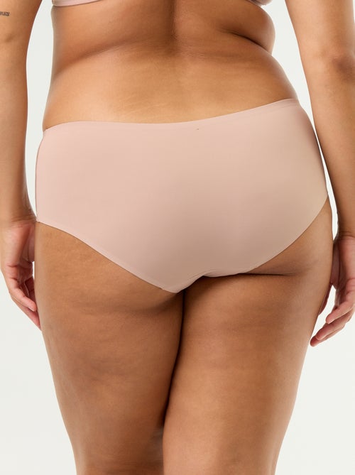 Braguita alta de microfibra con encaje - Kiabi Braguita alta de microfibra con encaje - Kiabi