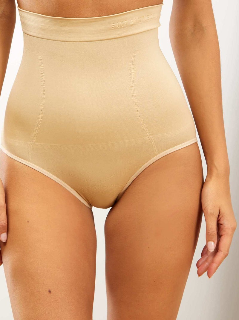 Braguita alta moldeadora slimmer 'Sans Complexe' BEIGE - Kiabi