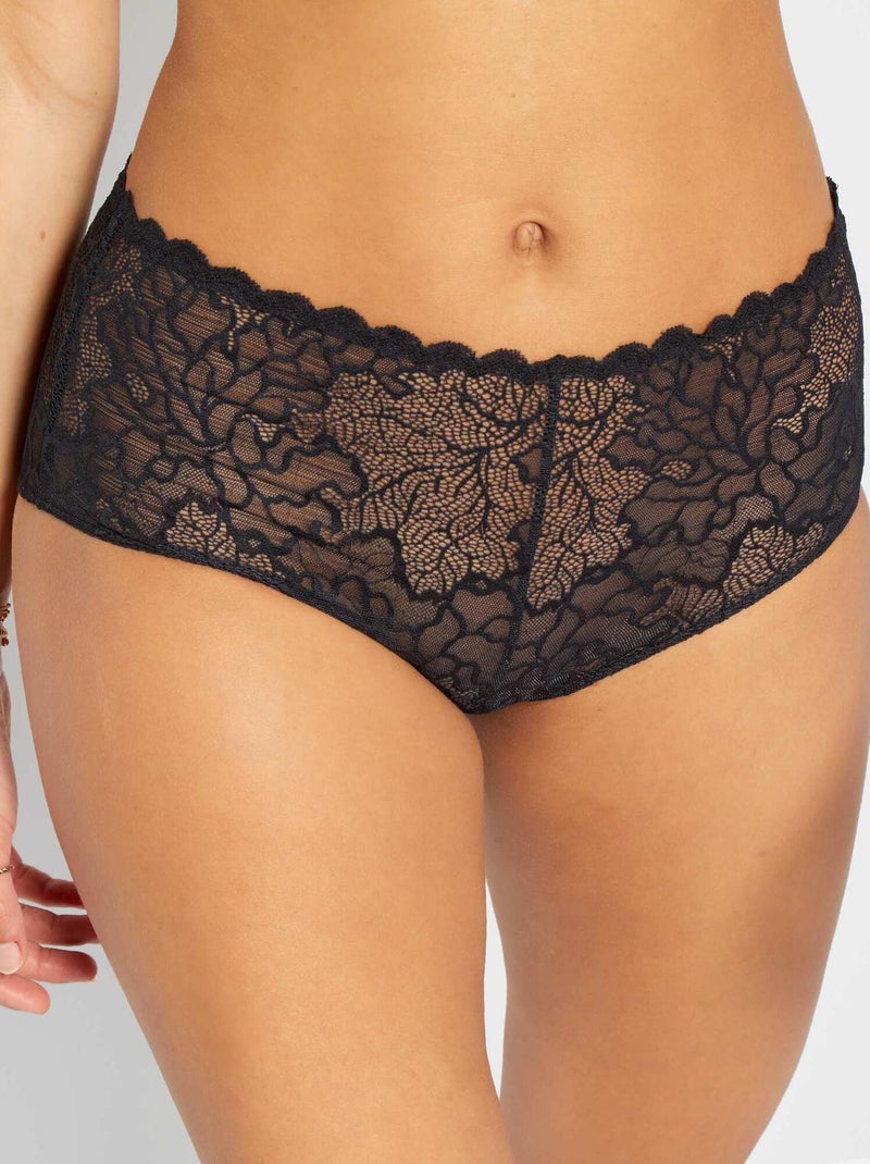 Braguita alta 'Sans Complexe' negro - Kiabi
