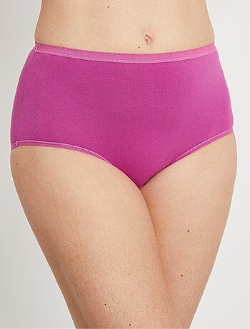 Braguita bielástica de talle alto - pack de 4 - Afibel