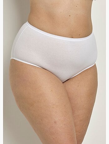 Braguita bielástica de talle alto - pack de 4 - Afibel