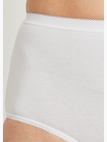 Braguita bielástica de talle alto - pack de 4 - Afibel