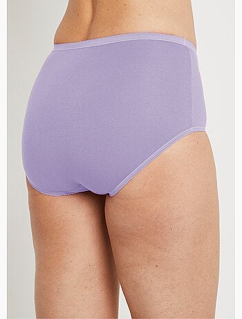 Braguita bielástica de talle alto - pack de 4 - Afibel