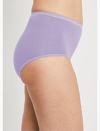 Braguita bielástica de talle alto - pack de 4 - Afibel