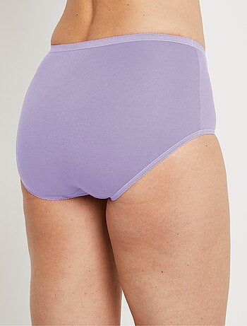 Braguita bielástica de talle alto - pack de 4 - Afibel