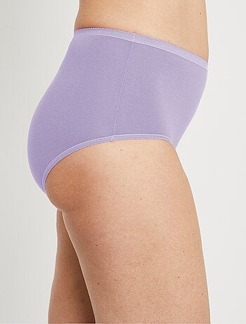 Braguita bielástica de talle alto - pack de 4 - Afibel