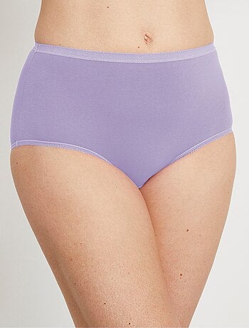 Braguita bielástica de talle alto - pack de 4 - Afibel