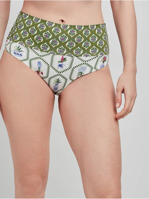 Braguita bikini multiposición con combinación de estampados - Kiabi Braguita bikini multiposición con combinación de estampados - Kiabi