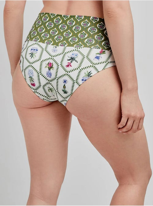 Braguita bikini multiposición con combinación de estampados - Kiabi Braguita bikini multiposición con combinación de estampados - Kiabi