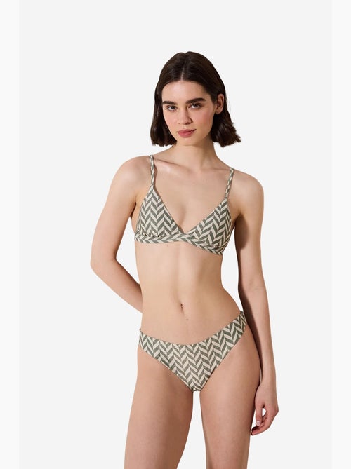 Braguita bikini slip de bambú con brillo penti - Kiabi Braguita bikini slip de bambú con brillo penti - Kiabi