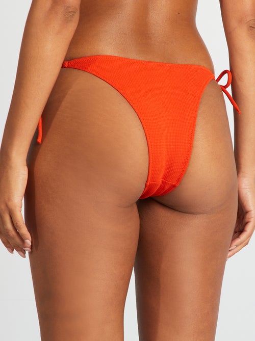 Braguita brasileña de bikini anudable - Kiabi