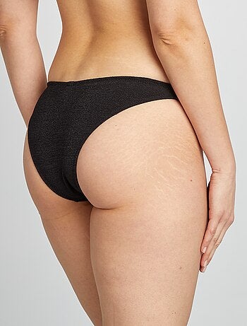 Braguita brasileña de bikini de punto texturizado