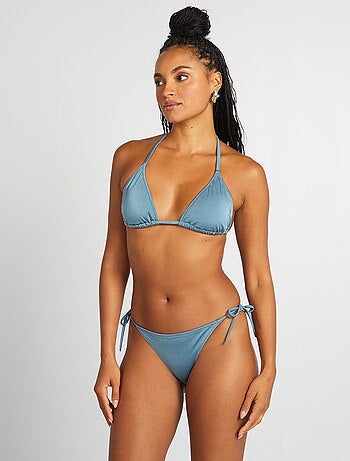 Braguita brasileña de bikini efecto irisado