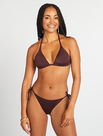 Braguita brasileña de bikini efecto irisado