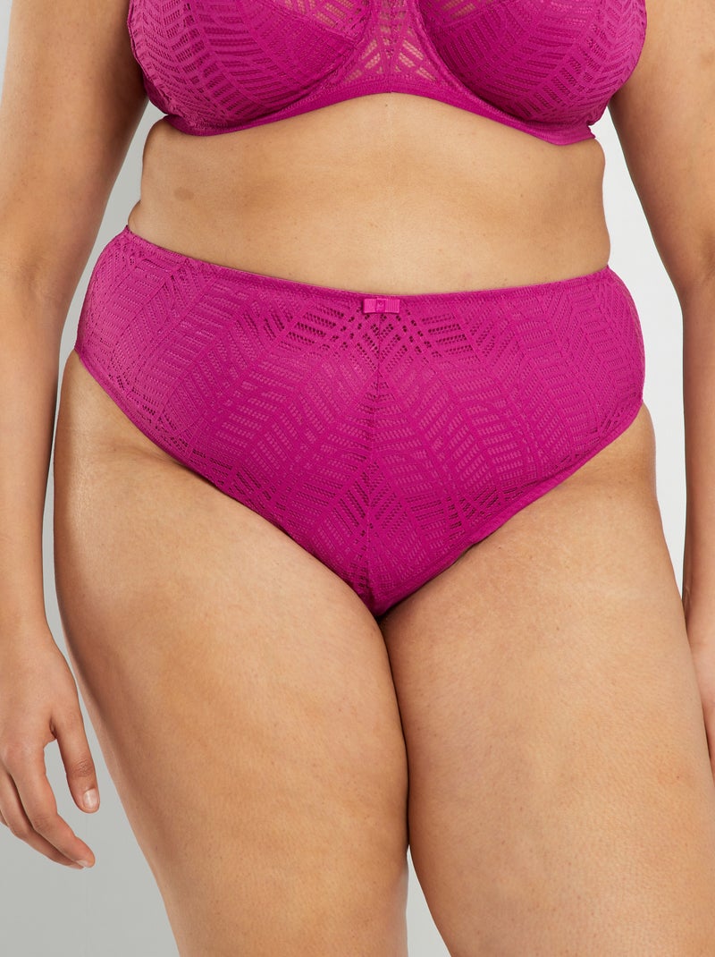 Braguita brasileña de encaje ROSA - Kiabi