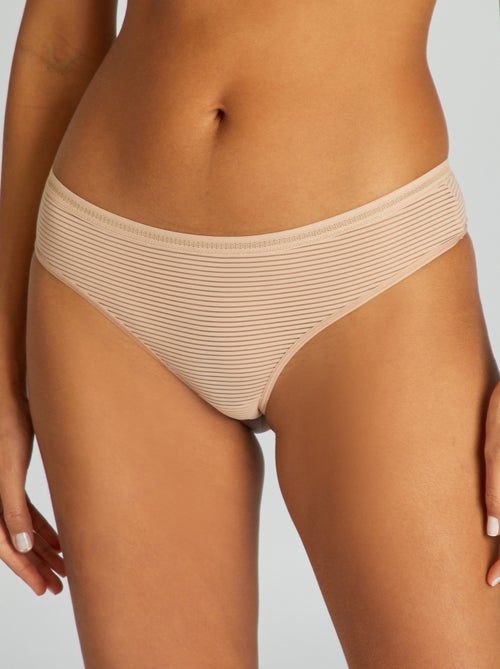 Braguita brasileña de microfibra - Kiabi