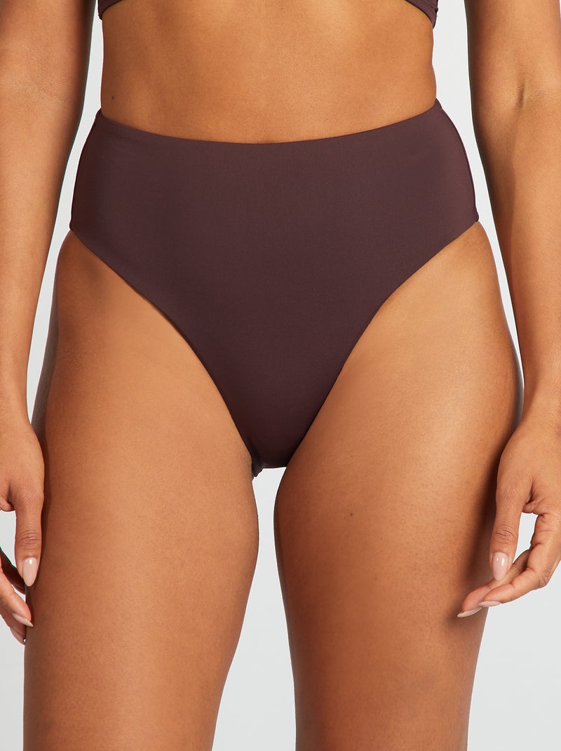 Braguita de bikini alta PURPURA - Kiabi