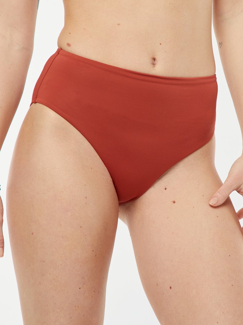 Braguita de bikini alta ROJO - Kiabi