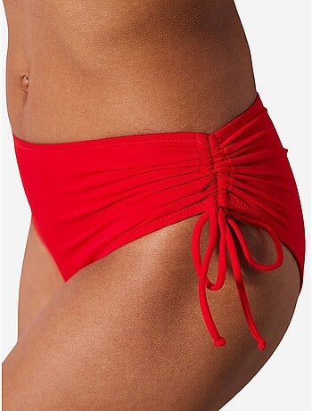 Braguita de bikini basic de tiro alto con aro penti