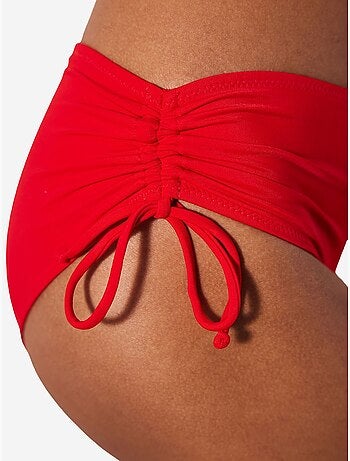 Braguita de bikini basic de tiro alto con aro penti