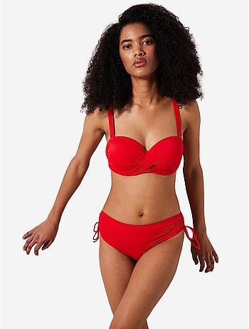 Braguita de bikini basic de tiro alto con aro penti