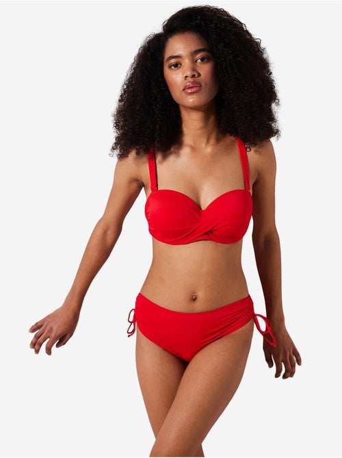 Braguita de bikini basic de tiro alto con aro penti - Kiabi Braguita de bikini basic de tiro alto con aro penti - Kiabi