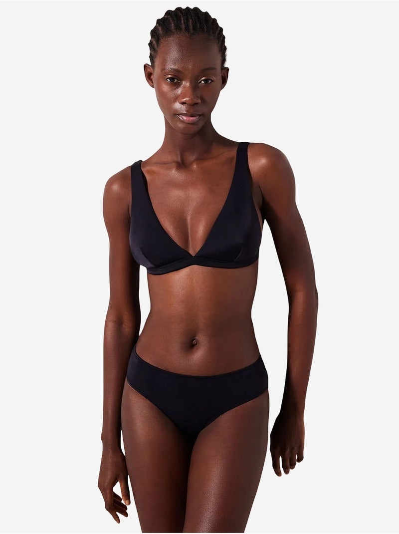 Braguita de bikini basic hipster penti Negro - Kiabi