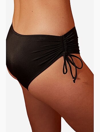 Braguita de bikini básica de tiro alto con lazo penti
