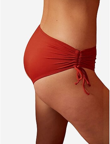 Braguita de bikini básica de tiro alto con lazo penti