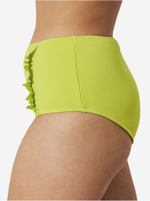 Braguita de bikini básica de tiro alto con volantes penti - Kiabi Braguita de bikini básica de tiro alto con volantes penti - Kiabi
