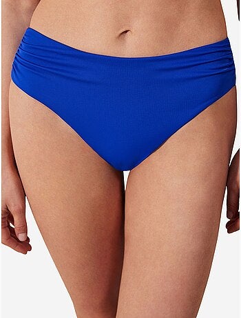 Braguita de bikini básica de tiro alto fruncida colección cornetto penti