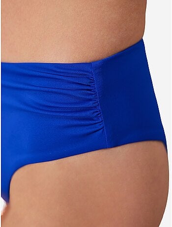 Braguita de bikini básica de tiro alto fruncida colección cornetto penti