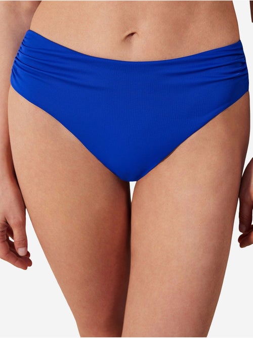Braguita de bikini básica de tiro alto fruncida colección cornetto penti - Kiabi