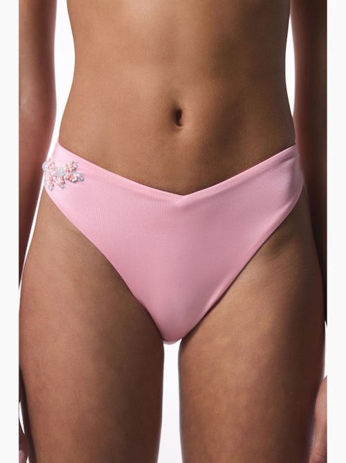 Braguita de bikini con detalle de cuentas y corte en v penti - Kiabi Braguita de bikini con detalle de cuentas y corte en v penti - Kiabi