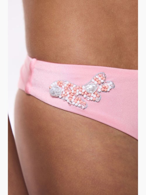 Braguita de bikini con detalle de cuentas y corte en v penti - Kiabi Braguita de bikini con detalle de cuentas y corte en v penti - Kiabi